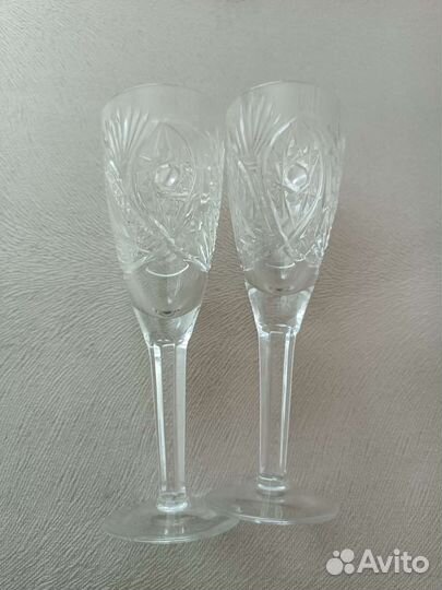 Фужеры хрустальные