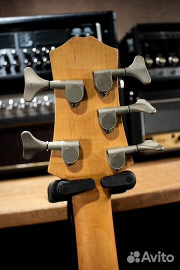 Playtech 5 струнная бас гитара flametop