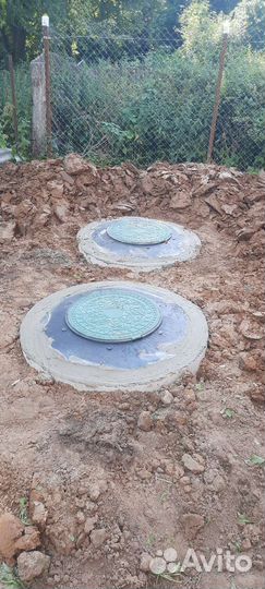 Септик из бетонных колец