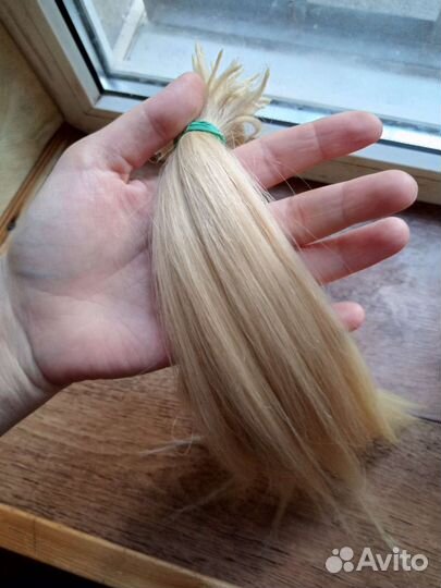 Волосы для наращивания 40 см, густой хвост