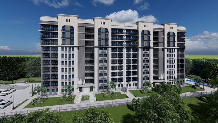 1-к. квартира, 46 м², 6/10 эт.