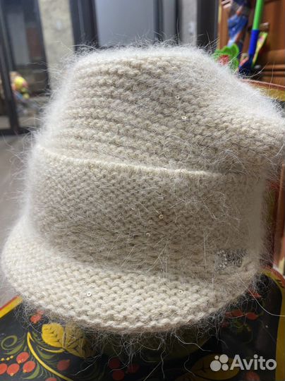 Шапка женская ангора шерсть