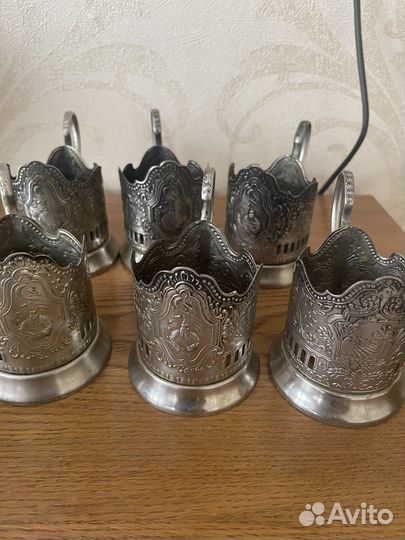 Подстаканник мельхиоровый СССР