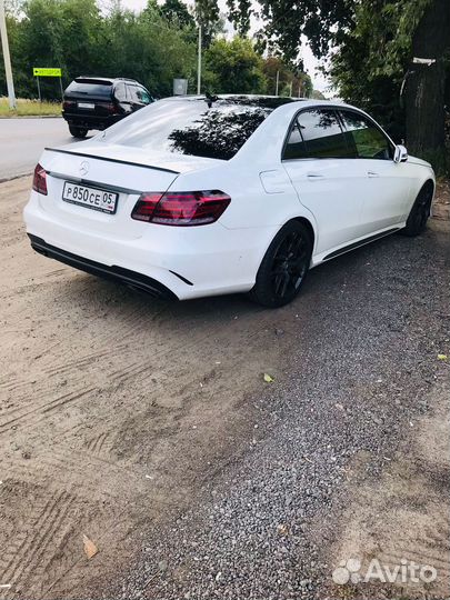 Лип спойлер Mercedes-Benz E W212