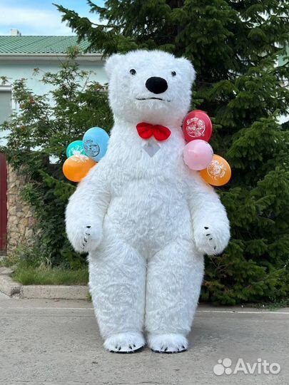 Белый мишка поздравление