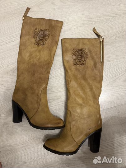 Сапоги женские натуральная кожа 39