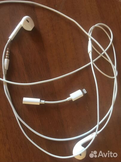 Наушники iPhone переходник на 3.5 мм