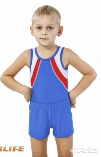 Гимнастический купальник и шорты (Италия, новые)