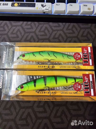 Воблеры TsuYoki,Grows Culture 35-115 разные новые
