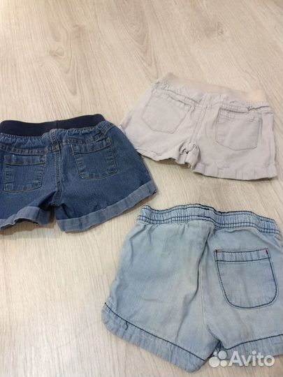 Летние вещи шорты футболки на девочку 3-4 года 98