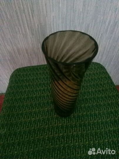 Ваза для цветов цветное стекло