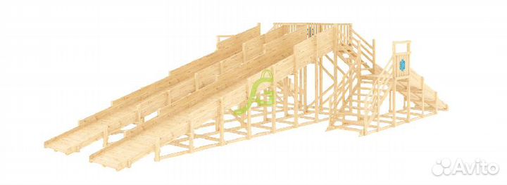 Зимняя горка 