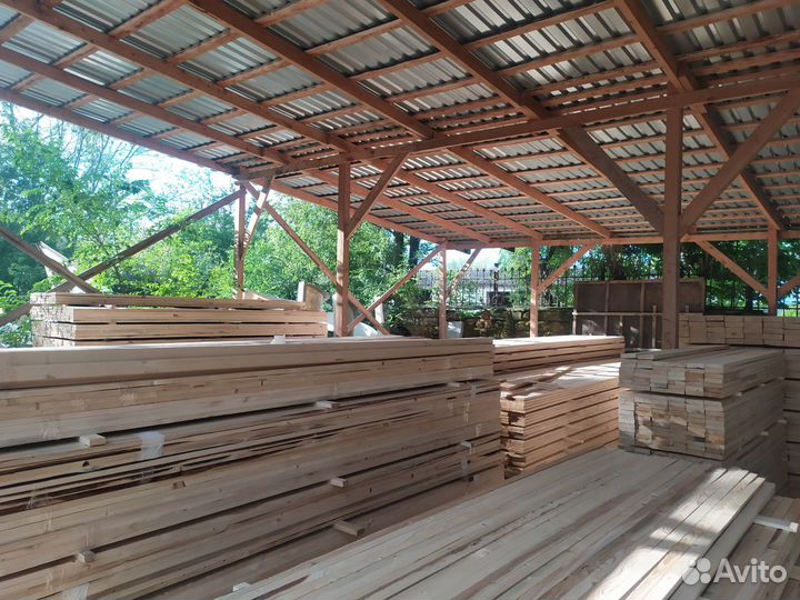 Пиломатериал сухой строганый