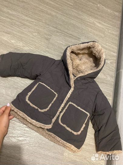 Куртка тедди оригинал zara 80,104