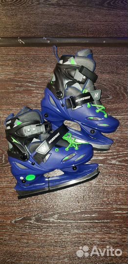 Коньки раздвижные 30-33