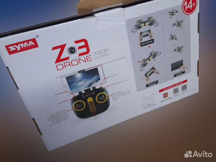 Квадрокоптер Syma Z3 желтый, черный с камерой