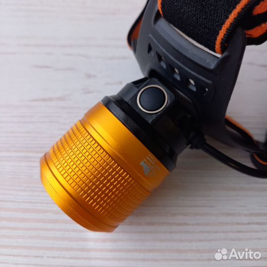 Налобный фонарик с зумом 4 режима