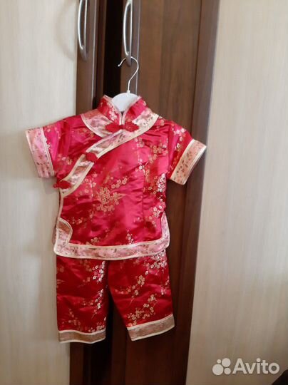 Новогодний детский костюм Кимоно