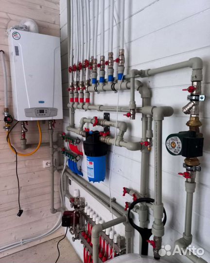 Теплые полы, отоплениe