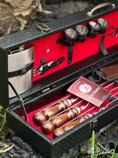 Шашлычный набор в кейсе