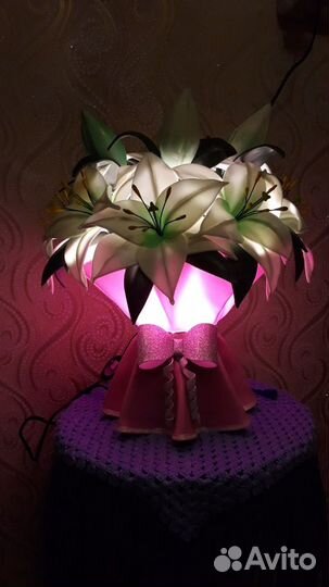 Светильник настольный ручной работы