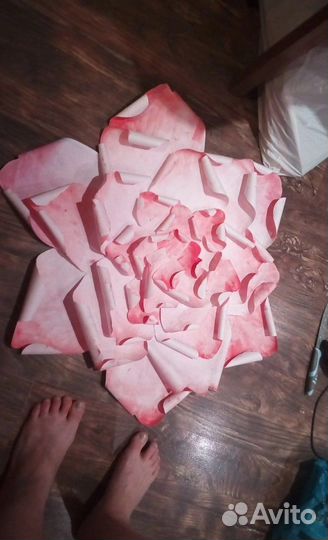 Обьемные цветы из бумаги