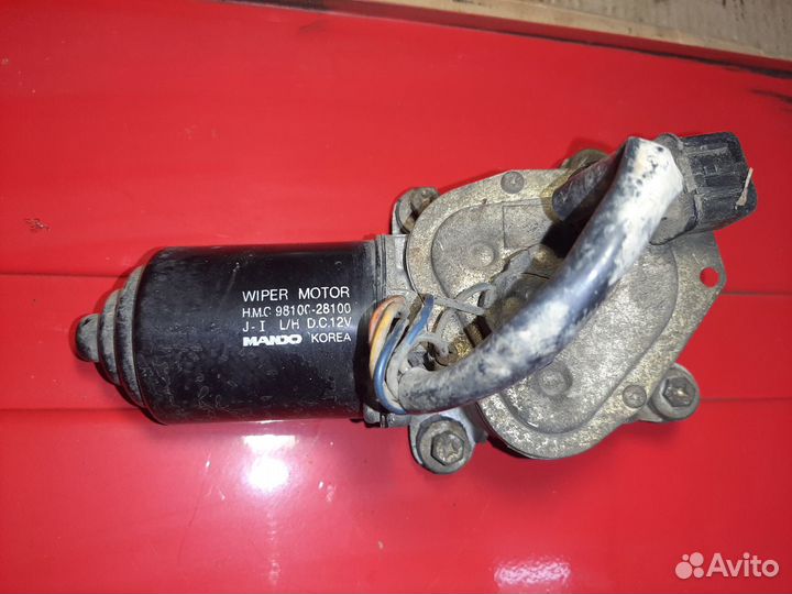 Мотор стеклоочистителя Hyundai Lantra J1 1990-1995