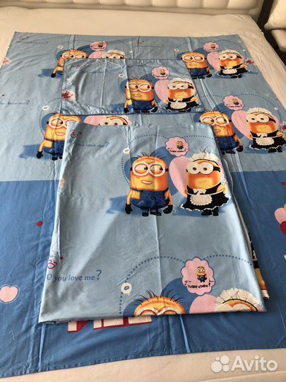 Детский постельный комплект новый