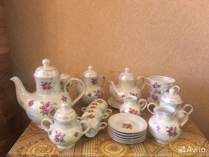 Сервиз чайный и кофейный. Кольдиц Фарфор из гдр