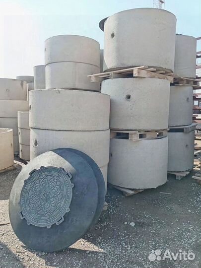 Крышка бетонная с люком