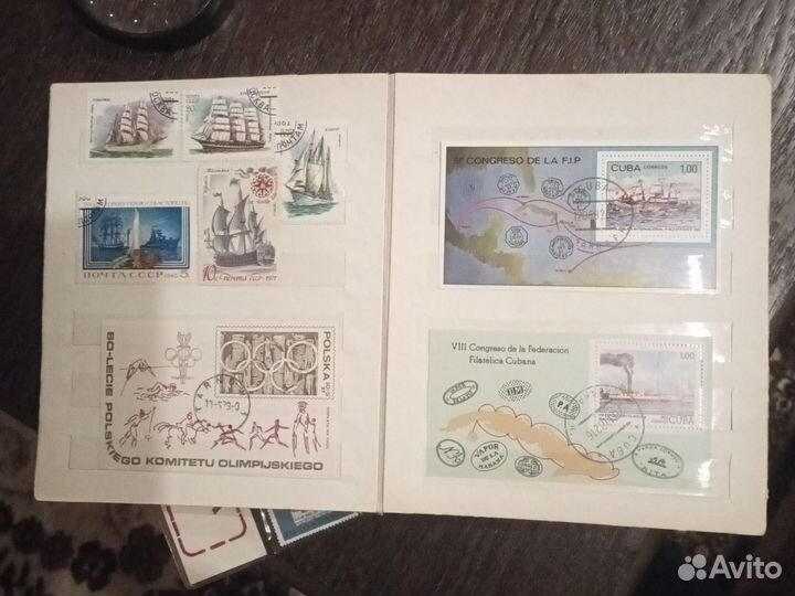 Альбом с почтовыми марками