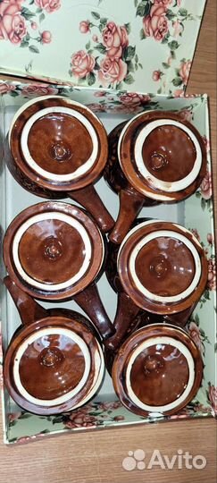 Жюльенницы 6шт. керамика