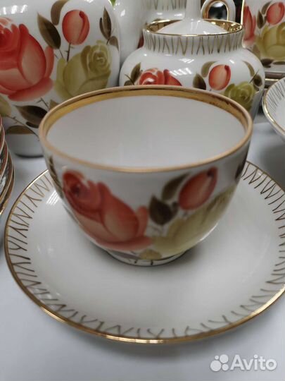 Сервиз Букет чайных роз лфз