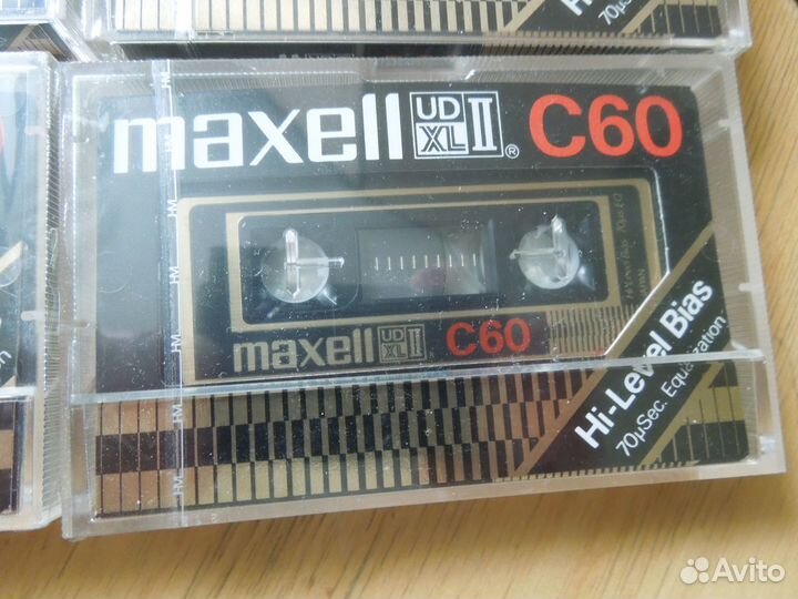 Аудиокассеты Maxell UD XL II С60 Japan Запечатаны