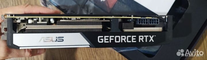 Видеокарта asus RTX 3070 dual