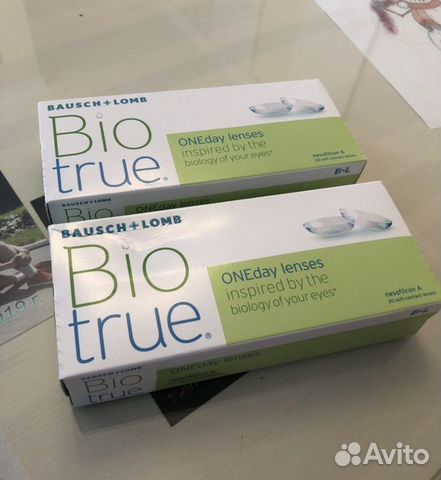 Линзы BioTrue однодневные -3.75