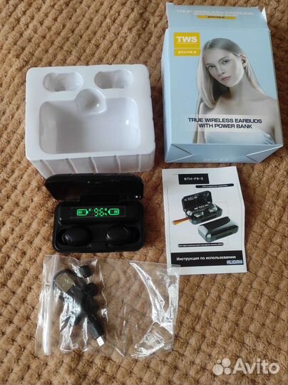 Беспроводные наушники TWS BTH-F9-5 новые