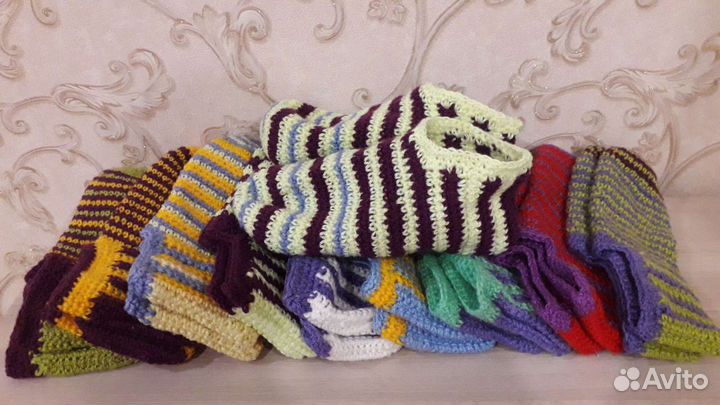 Вязаные носки