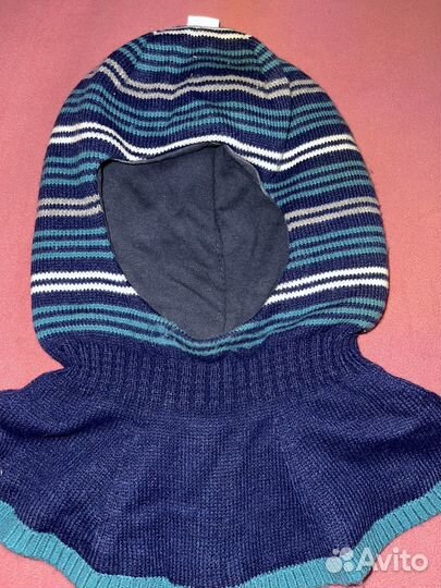 Шапка шлем зима для мальчика