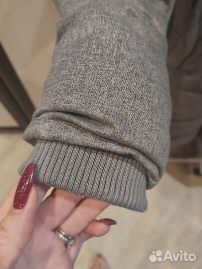 Пуховик женский длинный с капюшоном