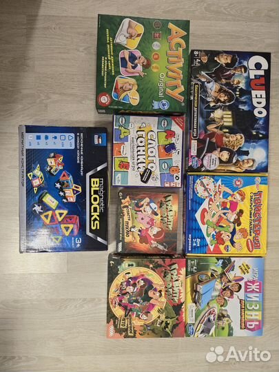 Настольные игры для детей в ассортименте