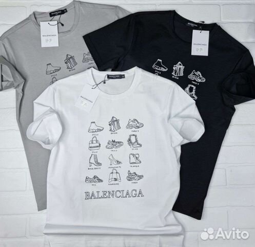 Мужская Футболка Balenciaga новые