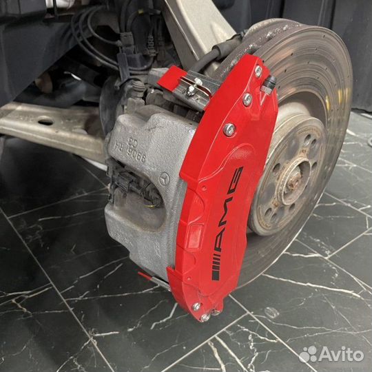 Накладки AMG металл на суппорта Mercedes GLE C292