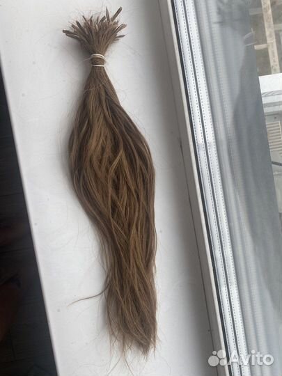 Волосы б/у 50см