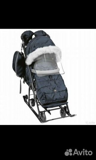 Детские санки коляска бу