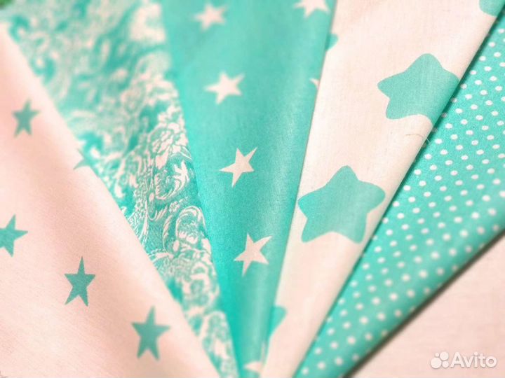 Бязь, мятная коллекция