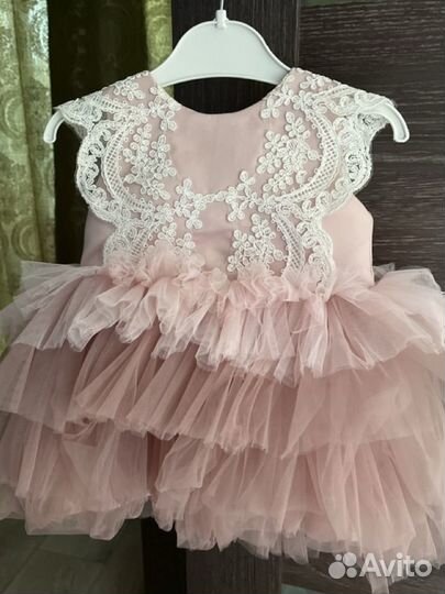 Пышное платье для девочки 74-80