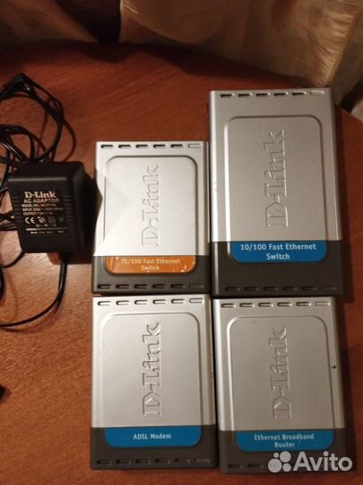 D-Link Коммутаторы Ethernet Switch, роутер, модем