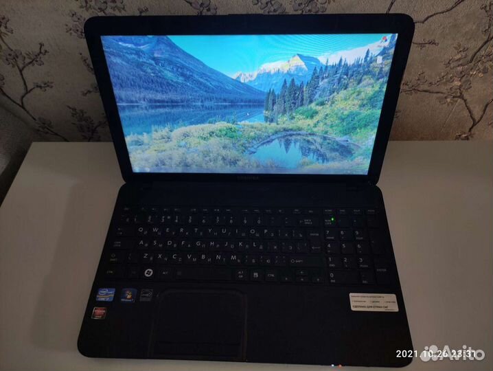 Ноутбук Toshiba L850-CJK на Intel Core i7