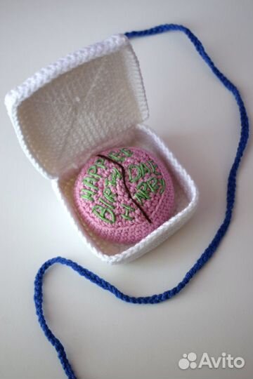 Миниатюрный торт из Гарри Поттера вязаный